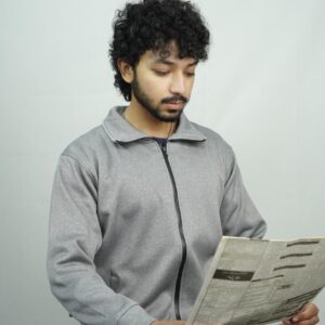 Steel Grey Zip Hoodie