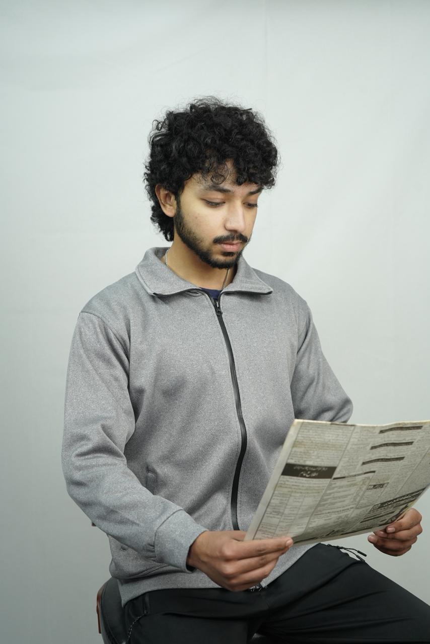 Steel Grey Zip Hoodie